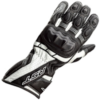 RST Axis CE Leather Gloves - Black / Grey / White