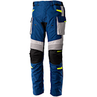 RST Endurance CE Textile Trousers - Navy / Silver / Yellow 