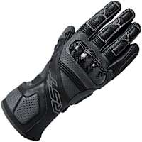 RST Fulcrum CE Perforated Leather Gloves - Black / Black / Black