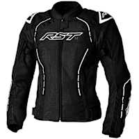 RST Ladies S1 Mesh CE Textile Jacket - Black / White 