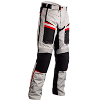 RST Maverick CE Textile Trousers - Silver / Black / Red