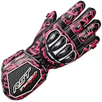 RST Tractech Evo 4 CE Leather Gloves - Dazzle Pink