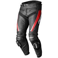 RST Tractech Evo 5 CE Leather Trousers - Red / Black / White