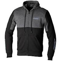 RST x Kevlar® Team Zip Through CE Textile Hoodie - Black / Grey
