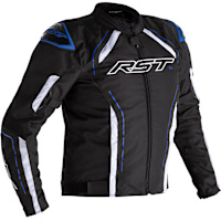 RST S-1 CE Textile Jacket - Black / White / Blue