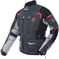 Rukka Rimo-R Gore-Tex Textile Jacket - Grey / Red