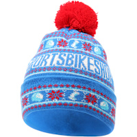 Sportsbikeshop Christmas Beanie Hat - Blue