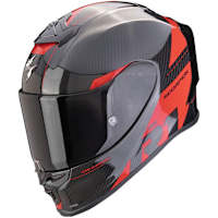Scorpion Exo-R1 Evo Carbon Air - Rally Black / Red