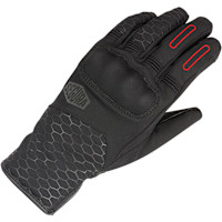 Segura Ladies Natcho Textile Gloves - Black / Red