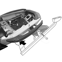 Shad Top Box Fitting Kit K0ER62ST - Kawasaki ER6-F / ER6-N (12-17)