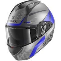 Shark Evo GT - Encke Matt Silver / Blue / Black