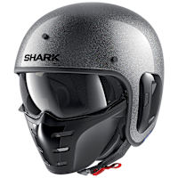 Shark S Drak 2 Blank - Glitter Silver / Pearl