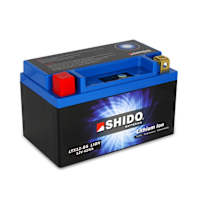 Shido Lithium Motorcycle Battery - LTX12-BS LION 