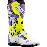 Sidi Crossair HD CE Boots - Billy Bolt Limited Edition Purple / Yellow