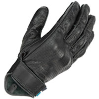 Spada Clutch Perforated CE Leather Gloves - Black