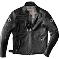 Spidi Clubber Leather Jacket - Black