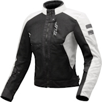 T.ur Ladies Siena Textile Jacket - Ice / Black