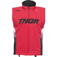 Thor Warm Up Vest - Red / Black