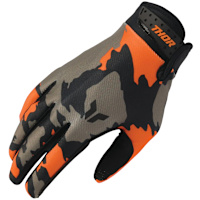 Thor Launchmode Textile Gloves - Hunter Orange / Black