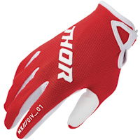 Thor Ridemode Textile Gloves - Static Red