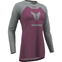 Thor Ladies Ridemode Jersey - Menace Purple / Grey