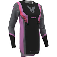 Thor Ladies Sportmode Jersey - Velocity Black / Orchid