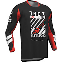 Thor Youth Launchmode Jersey - Futura Black / Red