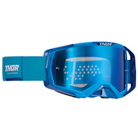 Thor Activate Goggles - Blue / White / Mirror Blue Lens