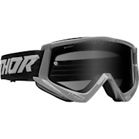 Thor Combat Sand Goggles - Grey / Black / Smoked Lens