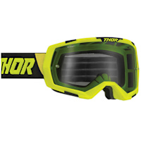 Thor Regiment Goggles - Lime / Black / Smoked Lens