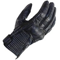 Trilobite Ladies Cafe Leather Gloves - Dark Blue