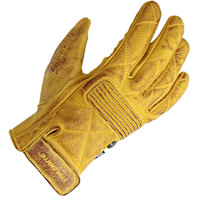 Trilobite Faster Leather Gloves - Yellow 