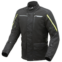 Tucano Urbano 4Stroke Hydroscud&reg; Textile Jacket - Black / Fluo Yellow