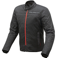 Tucano Urbano Rocket Textile Jacket - Black / Red