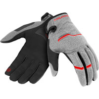 Tucano Urbano Miky Evo Textile Gloves - Grey / Red
