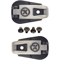 XPD Replacement Off Road Magnesium Buckles - Silver / Black