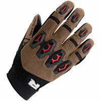 Richa R-MX Gloves - Brown / Red