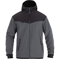 John Doe XTM V3 Softshell Ripstop Hoodie - Grey / Black