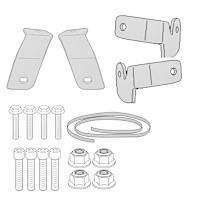Givi 1146KIT Specific Kit - Honda NC750X