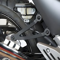 R&G Racing Black Exhaust Hangers (Pair) - Suzuki GW250 Inazuma