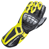 Held Phantom II Leather Glove - Black / Fluo Yellow
