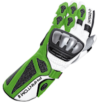 Held Phantom II Leather Glove - White / Green