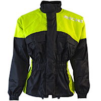 Richa Rain Warrior Jacket - Black / Fluo Yellow