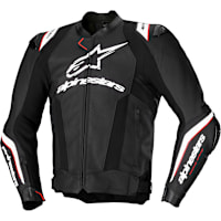 Alpinestars Missile V3 Ignition Leather Jacket - Black / White