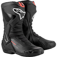 Alpinestars SMX-6 V3 Boots - Black / Red Fluo