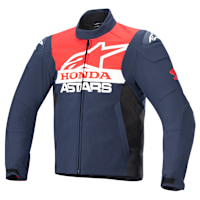 Alpinestars Honda SMX Waterproof Textile Jacket - Night Navy / Black / Bright Red