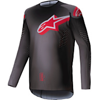 Alpinestars Supertech Lipan Jersey - Smoke / Bright Red