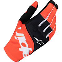 Alpinestars Techstar Textile Gloves - Black / Hot Orange
