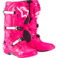 Alpinestars Tech 10 Boots - Diva Pink / White