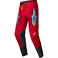 Alpinestars Supertech Maker Pants - Bright Red / Yellow Fluo